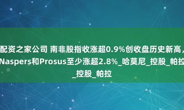 配资之家公司 南非股指收涨超0.9%创收盘历史新高,Naspers和Prosus至少涨超2.8%_哈莫尼_控股_帕拉