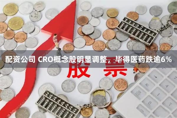 配资公司 CRO概念股明显调整，毕得医药跌逾6%